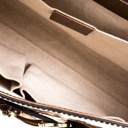 مملوكة مسبقًا Gucci Metallic Brown Guccissima Patent Leather Emily Chain Shoulder Bag