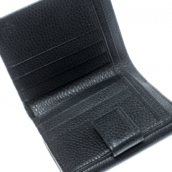 Gucci Black Leather Double G Wallet