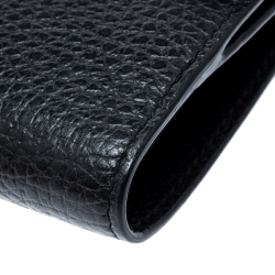 Gucci Black Leather Double G Wallet