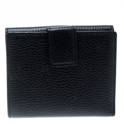 Gucci Black Leather Double G Wallet