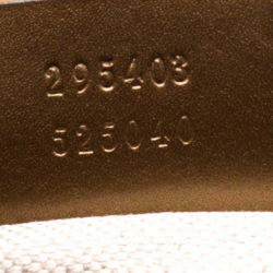 Pre Owned Gucci Bronze Guccissima Patent Leather Large Emily Chain Shoulder Bag