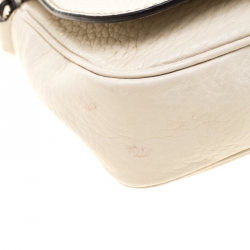 مملوكة مسبقًا حقيبة كروس غوتشي سلسلة سوهو جلد بيج فاتحة