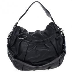 Pre Owned Gucci Black "Icon Bit" Shoulder Bag 