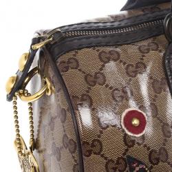 Gucci Babouska Monogram Large Boston Bag