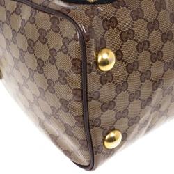 Gucci Babouska Monogram Large Boston Bag