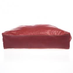 مملوكة مسبقًا Gucci Red Leather Sabrina Large Hobo Bag