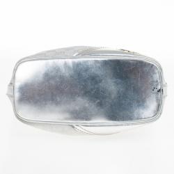 مملوكة مسبقًا Gucci New Britt Silver Monogram Medium Hobo