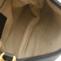 Pre Owned Gucci 1973 Mini Leather Shoulder Bag