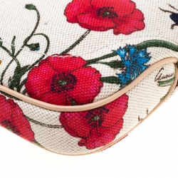 Pre Owned Gucci Multicolor Floral Print Canvas Limited Edition Jackie O Shoulder Bag