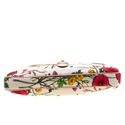 Pre Owned Gucci Multicolor Floral Print Canvas Limited Edition Jackie O Shoulder Bag