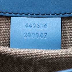 Pre Owned حقيبة كتف غوتشي إيميلي جلد غوتشيسيما بنية متوسطة بسلسلة