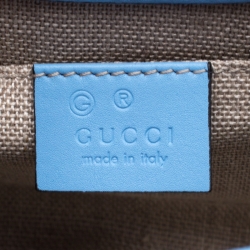 Pre Owned حقيبة كتف غوتشي إيميلي جلد غوتشيسيما بنية متوسطة بسلسلة