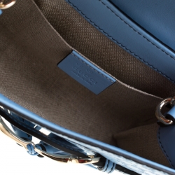 Pre Owned حقيبة كتف غوتشي إيميلي جلد غوتشيسيما بنية متوسطة بسلسلة