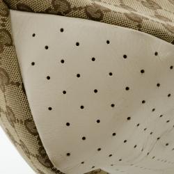 Pre Owned Gucci Monogram Medium Perforated Shopper