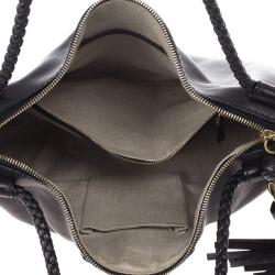 Pre Owned Gucci Leather Braided  Limited Edition Tote