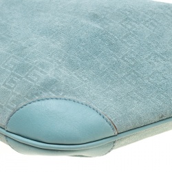 Pre Owned حقيبة غوتشي جلد نوبك زرقاءG فاتحة