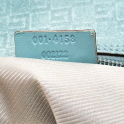 Pre Owned حقيبة غوتشي جلد نوبك زرقاءG فاتحة