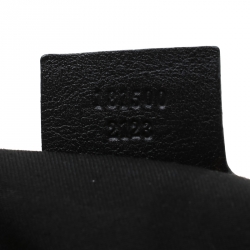 Pre Owned Gucci Black GG Canvas Royal Hobo