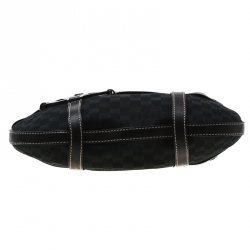 Pre Owned Gucci Black GG Canvas Royal Hobo