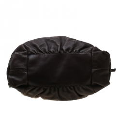 مملوكة مسبقًا حقيبة غوتشي متوسطة هيستريا جلد بنية داكنة