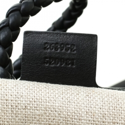 مملوكة مسبقًا Gucci Black Leather Medium Handmade Shoulder Bag