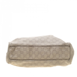 مملوكة مسبقًا حقيبة يد غوتشي سوكي متوسطة جلد غوتشيسيما بيج