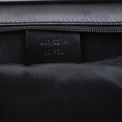 Pre Owned Gucci Black Nylon Frame Tote