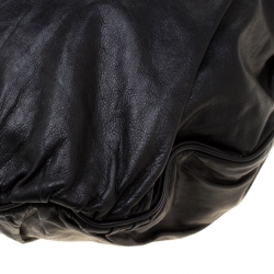 مملوكة مسبقًا Gucci Black Leather Large Hysteria Hobo