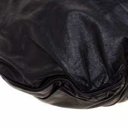 مملوكة مسبقًا Gucci Black Leather Large Hysteria Hobo