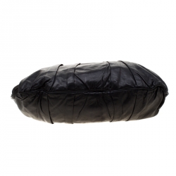 مملوكة مسبقًا Gucci Black Leather Large Hysteria Hobo