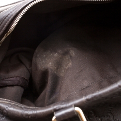 Pre Owned Gucci Dark Brown Guccissima Leather Medium Joy Boston Bag