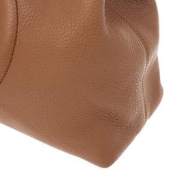 Pre Owned Gucci Soho Medium Tan Leather Tote