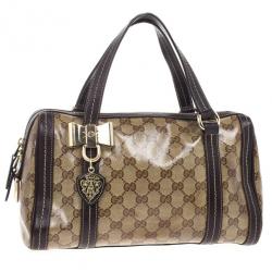 Pre Owned Gucci Duchessa Medium Boston Bag
