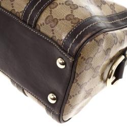 Pre Owned Gucci Duchessa Medium Boston Bag