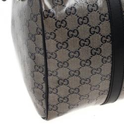 مملوكة مسبقًا Gucci Grey Crystal Lame Joy Boston Satchel