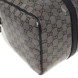 مملوكة مسبقًا Gucci Grey Crystal Lame Joy Boston Satchel