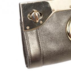 Pre Owned Gucci GG Metallic Starlight Clutch