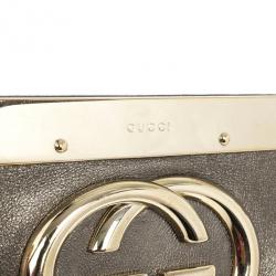 Pre Owned Gucci GG Metallic Starlight Clutch