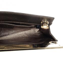 Pre Owned Gucci GG Metallic Starlight Clutch