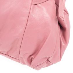 Pre Owned Gucci Pink Leather ‘Hysteria’ Large Tote