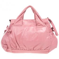 Pre Owned Gucci Pink Leather ‘Hysteria’ Large Tote