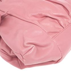 Pre Owned Gucci Pink Leather ‘Hysteria’ Large Tote