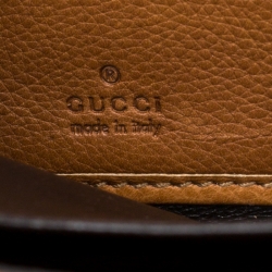 Gucci Beige/Brown GG Canvas and Leather Tassel Zip Around Wallet