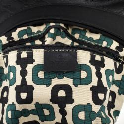 مملوكة مسبقًا Gucci Black Guccissima ‘D Gold’ Hobo