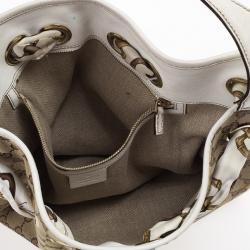 Pre Owned Gucci Horsebit Scarf Hobo 