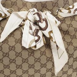 Pre Owned Gucci Horsebit Scarf Hobo 