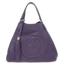 مملوكة مسبقًا Gucci Leather Large Soho Shoulder Bag