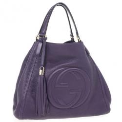 مملوكة مسبقًا Gucci Leather Large Soho Shoulder Bag