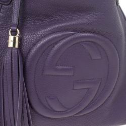 مملوكة مسبقًا Gucci Leather Large Soho Shoulder Bag