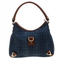 Gucci Denim Abbey Medium D-Ring Hobo Bag